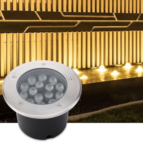 QICBYING Luz Subacuática Empotrada - Luces De Paisaje Submarino, Luces LED Subacuáticas para Estanques A Prueba De Agua IP68, Foco De Bajo Voltaje De 24V, para Iluminación Subacuática(Blue,6W)