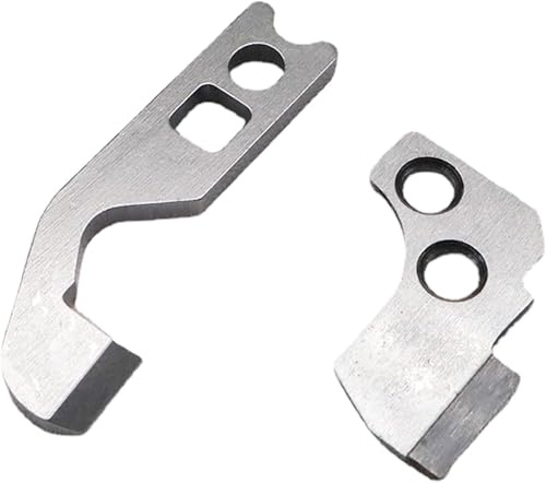 ZickZackNaehmaschine 1x Obermesser + 1x Untermesser für viele Overlock-Nähmaschinen von Elna, Pfaff, Janome & W6
