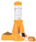 ShareWe Dispenser di acqua bottiglia automatica per animali domestici per criceti ratti guinea, furetti, conigli, piccoli animali (125 ml, giallo)
