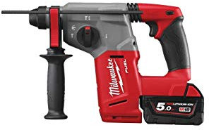 Milwaukee - Perforateur SDS-Plus FUEL 18 V Li-Ion 5.0 Ah 2.5 J avec coffret - M18 CH-502C
