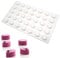 XiaoShenLu Moule en Silicone avec cœurs, moule silicone dessert, 35 Trous en Forme de ellipses