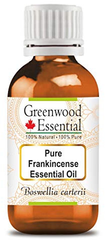 Greenwood Essential Puro Olio Essenziale Di Incenso (Boswellia Carterii) Distillato a vapore 15ml (0.50 oz)