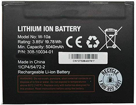 XITAIAN 3.85V 19.78Wh 5040mAh W-10A W10A Ersatz Laptop Akku für Netgear Nighthawk Router/Modem M1 MR1100