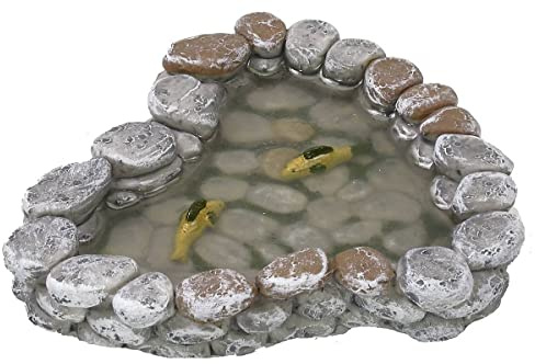 Dekop Krippenzubehör Gartenteich mit Fischen ca. 12x13cm (44635283327)