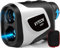 Telemetro da golf, 914,4 m, ricaricabile, telemetro laser con asta di bloccaggio, con vibrazione, ingrandimento 6x, per golfisti VYTOOV