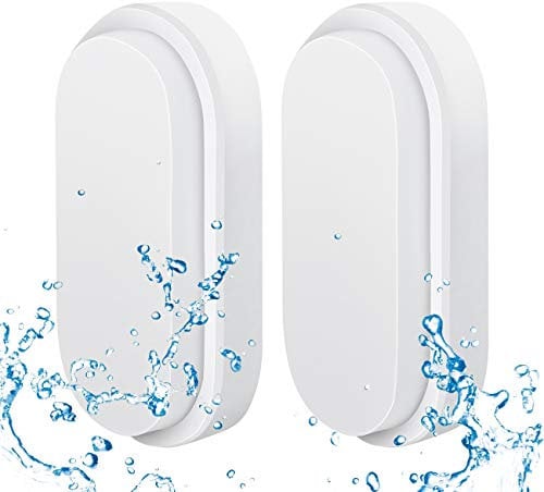 ANWIO LED Deckenleuchte 14W Ovalleuchte Kellerleuchte Wandleuchte Außen-Innenbeleuchtung IP54 wasserdicht Deckenlampe für Badezimmer Wohnzimmer, 4000K Naturlweiß - 2 Stück