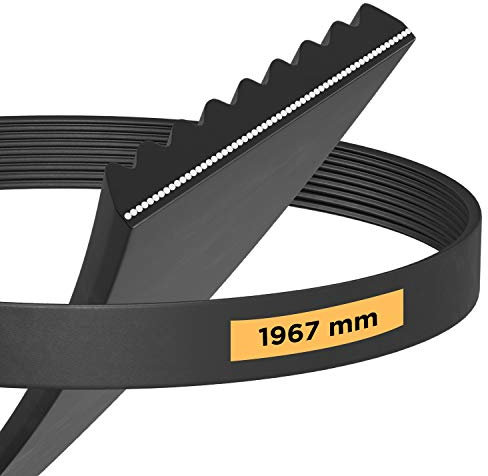 Correa trapezoidal 1967PH9E, repuesto para lavadora Beko 2953240200 Smeg 751610119