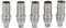Vaptio Cosmo C3 Verdampferköpfe - 5 Stück pro Packung - 1,2 Ohm - moderates Dampfen
