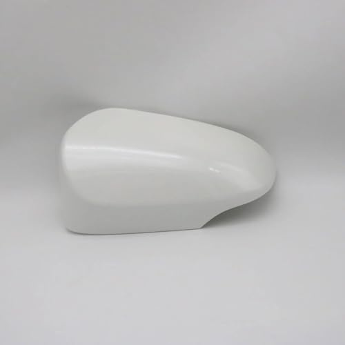 Apto para 2012 2013 2014 2015 2016 2017 2018 2019 Cubierta de espejo retrovisor exterior Puerta de ala Cubierta de carcasa de espejo lateral Carcasa-lado izquierdo blanco