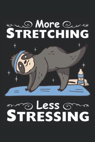 Lustiges Faultier Yoga TShirt Official Yoga: Notizbuch und Tagebuch 120 Seiten liniertes Papier Handliches Format (15,24 × 22,86 cm entspricht ungefähr DIN A5)