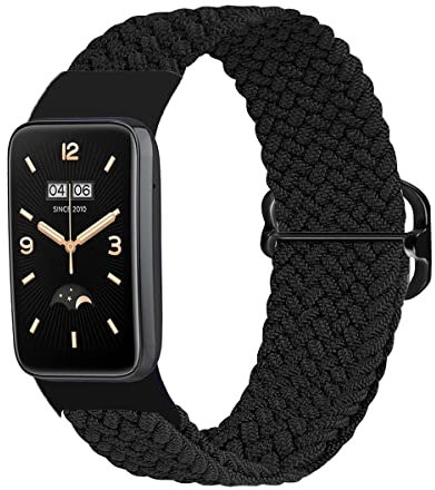 ZHIYONG Nylon Armband für Xiaomi Mi Band 7 Pro Armband, Nylon Geflochten Einstellbar Elastisch Dehnbarer Ersatz Sport Armband Kompatibel mit Armband Xiaomi Mi Band 7 Pro (5)