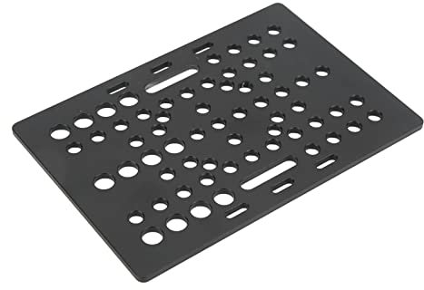 Garosa Panel de Pórtico Impresora de Placa de Pórtico de Aluminio Guía Universal Lineal para Fresadora Máquina de Modelado de Engranajes Perforación Accesorios de Impresora 3D (Tablero)