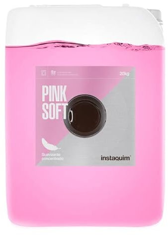 INSTAQUIM - Pink Soft 20L | Suavizante Concentrado para Lavanderías Auto Servicio | Suavizante Ropa con Perfume Intenso | Ultraconcentrado | Suavizante Ropa Industrial con Aroma Floral Duradero