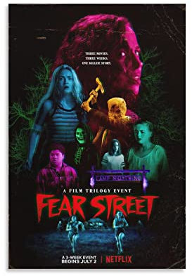 NANXIANG Horror Movie Poster Fear Street Part One – 1994 Gemälde auf Leinwand Wandkunst Poster Scrollbild Pr