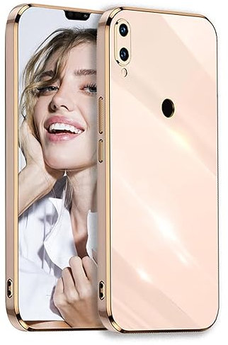 POUHYE Cover per Huawei P20 Lite Custodia Originale, Sottile Morbido Silicone Cover con Protezione Fotocamera, TPU Antiurto Protezione Case per Huawei P20 Lite Rosa