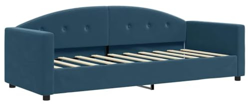 vidaXL Tagesbett Blau 80x200 cm Samt