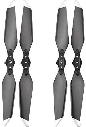 ALPGEN 4 stücke geräuscharmer Propeller/fit for Mavic Profi Platin-Drohne 8331 Geräuschreduktionsklinge Requisiten Kamera-Drohnen-Falten-Propellerklingen Ersatzpropeller (Color : Silver)