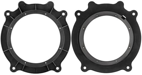 RED WOLF 6.5 Inch Front Door Speaker Adapter Bracket Compatible with Tesla Model 3 2017-Up Model Y 2020-Up Install Aftermarket Car Audio Speaker Spacer Ring Bracket 2 PCS