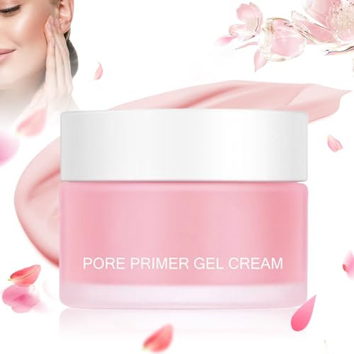 Porenfüllende Gel Creme,Pore Primer Gel Creme,Poren Grundierung,Gesichts Make up Primer Basis,Make-Up Basis Cream,Invisible Face,für Alle Hauttypen