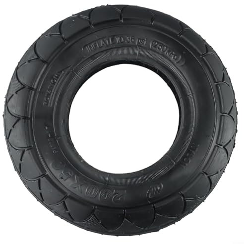 200x50 Elektroroller Schlauch mit gebogenem Ventil, Gummimaterial (Innenschlauch)