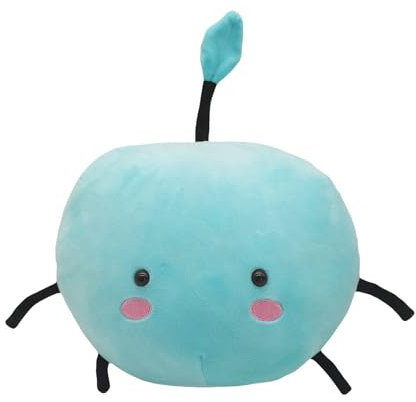 KUKUShining Stardew Junimo Plüschtier, Süße Waldgeister Figur Plüschtier Weiches Kissen Spielzeug Kuscheltier for Kinder Fans Geschenke(Blue)