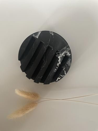 Porte savon (Marbré blanc)