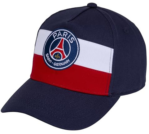 PARIS SAINT-GERMAIN PSG-Kappe für Kinder, Offizielle Kollektion, Verstellbare Größe, Blau