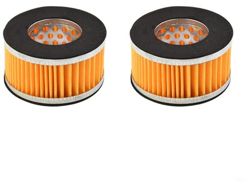 Floweringbeter 2Pcs Air Compressor Silencer,Oil-free Filter Element,Air Compressor Vacuum Pump Filtering Accessories Replacement,Quiet Operation,Air Intake Silent