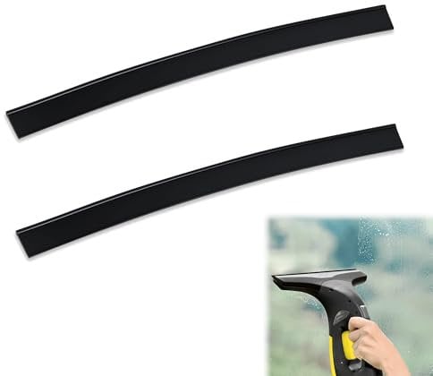 2 Pcs karcher Window Vac Accessories for Karcher Window Vac Replacement Rubber Lips 280MM Professional Window Vac Karcher Rubber Replacement Blades Accessories Compatible with WV1 WV2