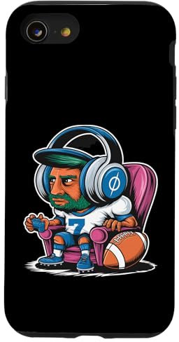 Custodia per iPhone SE (2020) / 7 / 8 Sunday Football - Cuffie da calcio per adulti e bambini