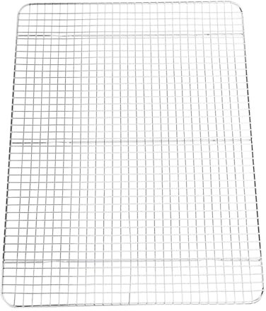 PRETYZOOM Rejilla Para Enfriar Pan y Hornear Rejilla De Alambre Multifuncional Acero Inoxidable