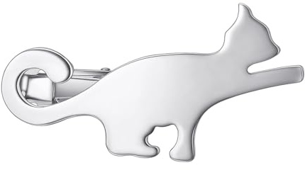 RunootPR Tier Krawattennadel Gold Silber Krawattenklammer Personalisiert