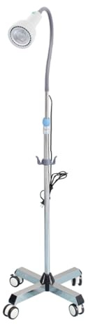 HTERBPOY LED-Chirurgie-OP-Lampe, höhenverstellbar, chirurgische Zusatzbeleuchtung, mit universeller LED-Untersuchungslampe for gynäkologische Untersuchungen mit Riemenscheibe