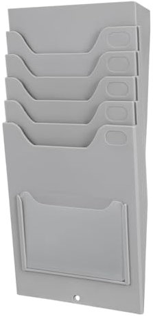 Sewroro Praktischer Anwesenheitskarten Organizer aus Hochwertigem Wandmontage für Zeitkarten zur Identifizierung und Aufbewahrung von Karten und Kleinen Gegenständen