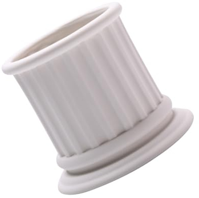 DIYEAH Pot De Fabrication De Bougies Diy En Céramique Blanche, Tasse à Bougie Simple Pour Amateur De Diy, Récipient De Stockage Polyvalent, Maison, Mariage Et Fêtes