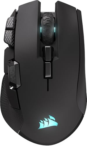 Corsair IRONCLAW WIRELESS SE (2026) Mouse Da Gioco – Nero | 26.000 DPI, Design Ergonomico per Mani Grandi, 10 Pulsanti Programmabili, Per MOBA, FPS, MMO