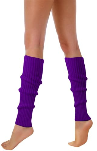 Soupliebe Beinstulpen Damen Erwachsene 80Er Jahre Karneval Kostüm - Beinwärmer Leg Warmers Strumpfhose Stulpen Ballett Kniestrümpfe Karneval Stiefel Strümpfe Socken Fasching Kostüme