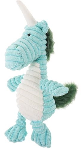ifundom Plüsch Hundespielzeug Einhorn mit Quietschgeräuschen Verschleißfestes Kauspielzeug für Welpen und Kleine Hunde Lustiges Haustier für Interaktiven Spielspaß