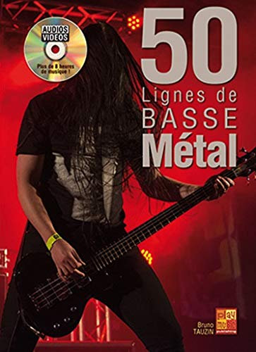 50 Lignes de Basse Metal Livre + DVD