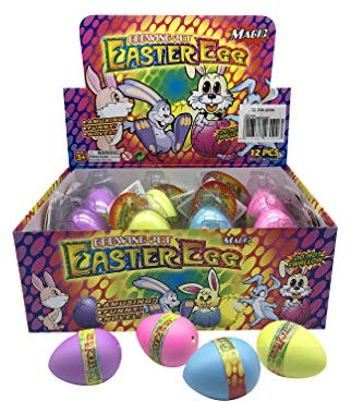 JustRean Toys Magisches Hasen-Ei | 1x Oster-Hase aus dem bunten Oster-Ei | Schlüpf-Ei | Magic Growing Rabbit Egg