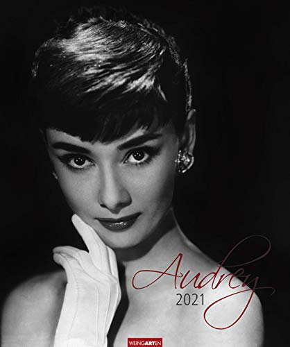 Audrey - Kalender 2021 - Weingarten-Verlag - Wandkalender mit zauberhaften Fotos der beliebten Schauspielerin - 45,8 cm x 54,8 cm