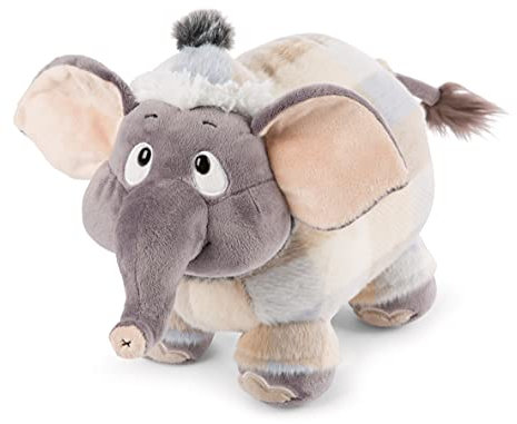 NICI Kuscheltier Elefant mit Schneeanzug 35cm – Stehendes Elefanten Plüschtier für Mädchen, Jungen & Babys – Flauschiges Stofftier zum Kuscheln & Spielen – Schmusetier der Winter Kollektion