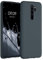 kwmobile Housse Compatible avec Xiaomi Redmi Note 8 Pro Coque - Housse de téléphone Protection Souple en Silicone - Ardoise foncée