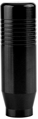 Pomos de Palanca de Cambios Universal, Perilla de Palanca de Cambios de Coche Palanca de Manija de Cabeza, Aleación de Aluminio Palanca de Cambios Manual de Automóvil (Negro)