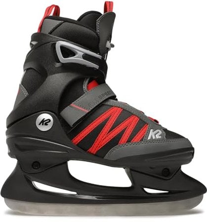 K2 Herren Speed Ice Pro Eishockey, Black-Red, 40.5
