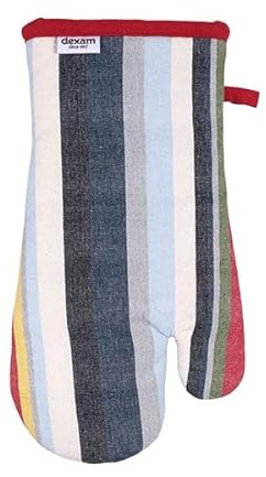 Dexam Recycled Cotton Striped Gauntlet - Red