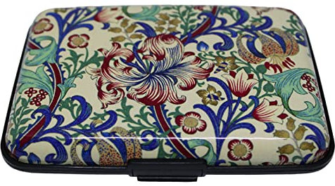 UK Phoenix Porte-cartes de crédit pour femme,Protection sans contact,Pour permis de conduire,En aluminium léger et rigide,Protection contre le vol,Pour femme, Multi, Hold 6 Cards, Classique