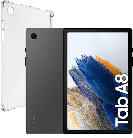 Samsung Galaxy Tab A8 10.5'' 64Go Anthracite WiFi avec Clear Cover - Exclusivité Amazon, 10,5''
