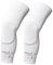 KEKKUPFIT - Ginocchiere Basket - Compressione - Scaldamuscoli per gambe con protezioni sport - basket - pallavolo - portiere calcio - pallamano. (S BIANCO)