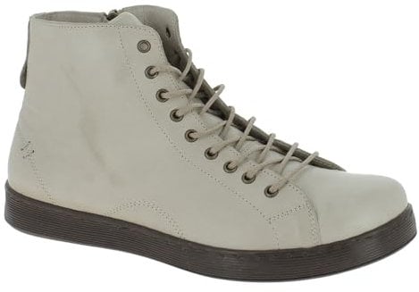 Andrea Conti Damen High Top Sneaker, Dark Stone/Mokka, 35 EU
